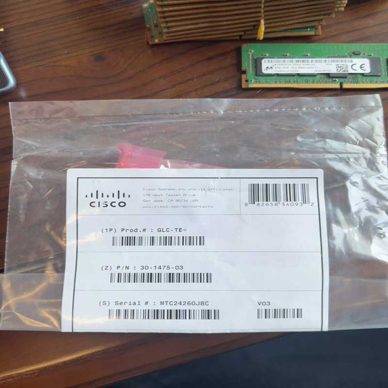 Ciscoglc-te新款镭射标可查码10个【卡奥电子】