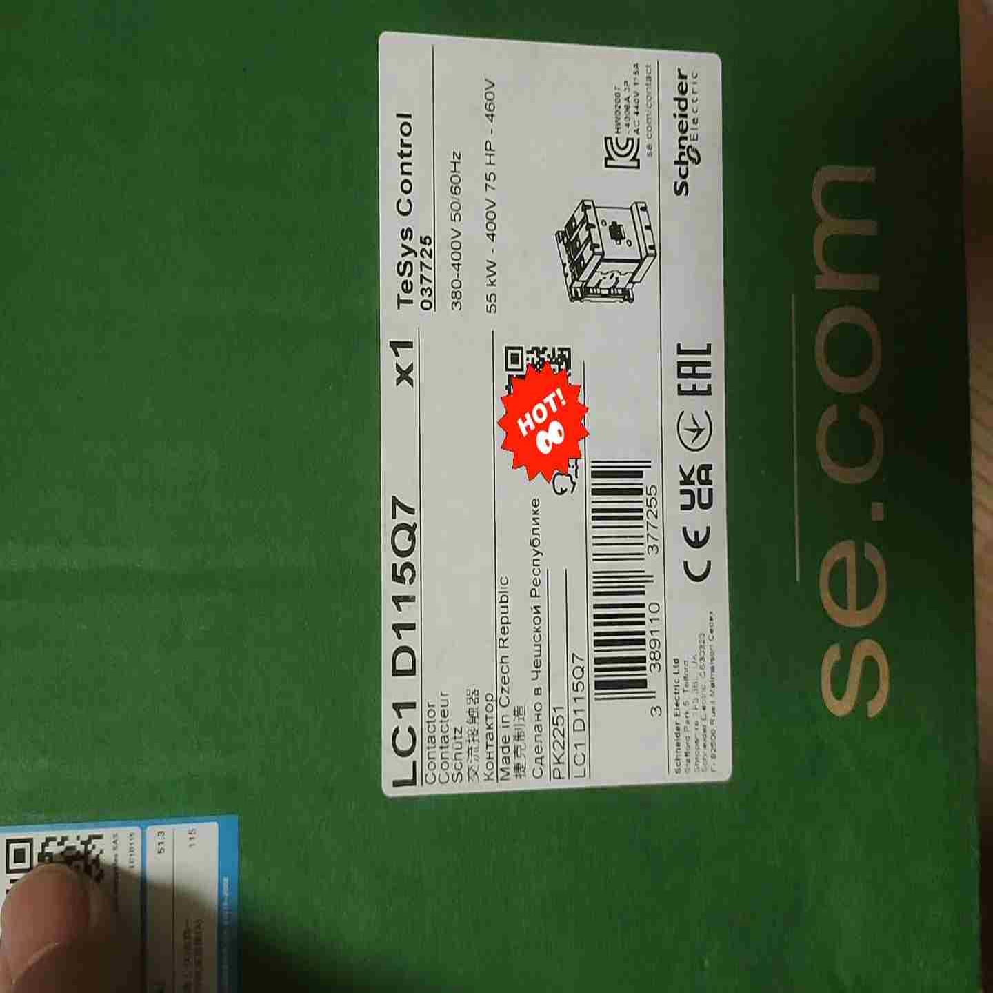 (询价)LC1D115Q7    AC380V捷克