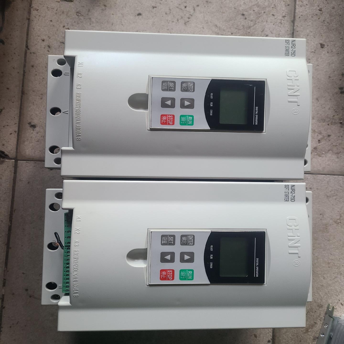 正泰软启动器NJR2-75D   75KW，原装拆机无修，成--议价商品