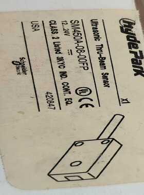 HYDEPARK   SM450A-08-00FP 超声传感【侨报商行】