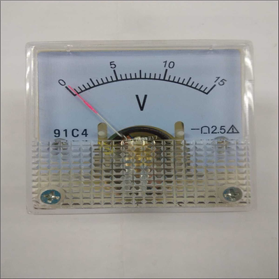 91C4 15V 指针式直流电压表 电流电压表 面板表