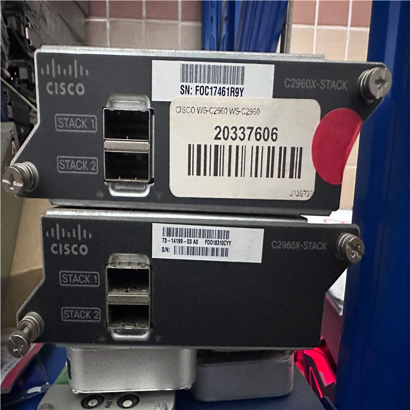 询价~原装 Cisco C2960X-STACK 堆叠卡 用于WS