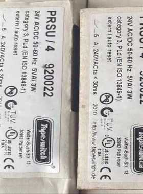 议~TAPESWITCH安全继电器PRSU/4