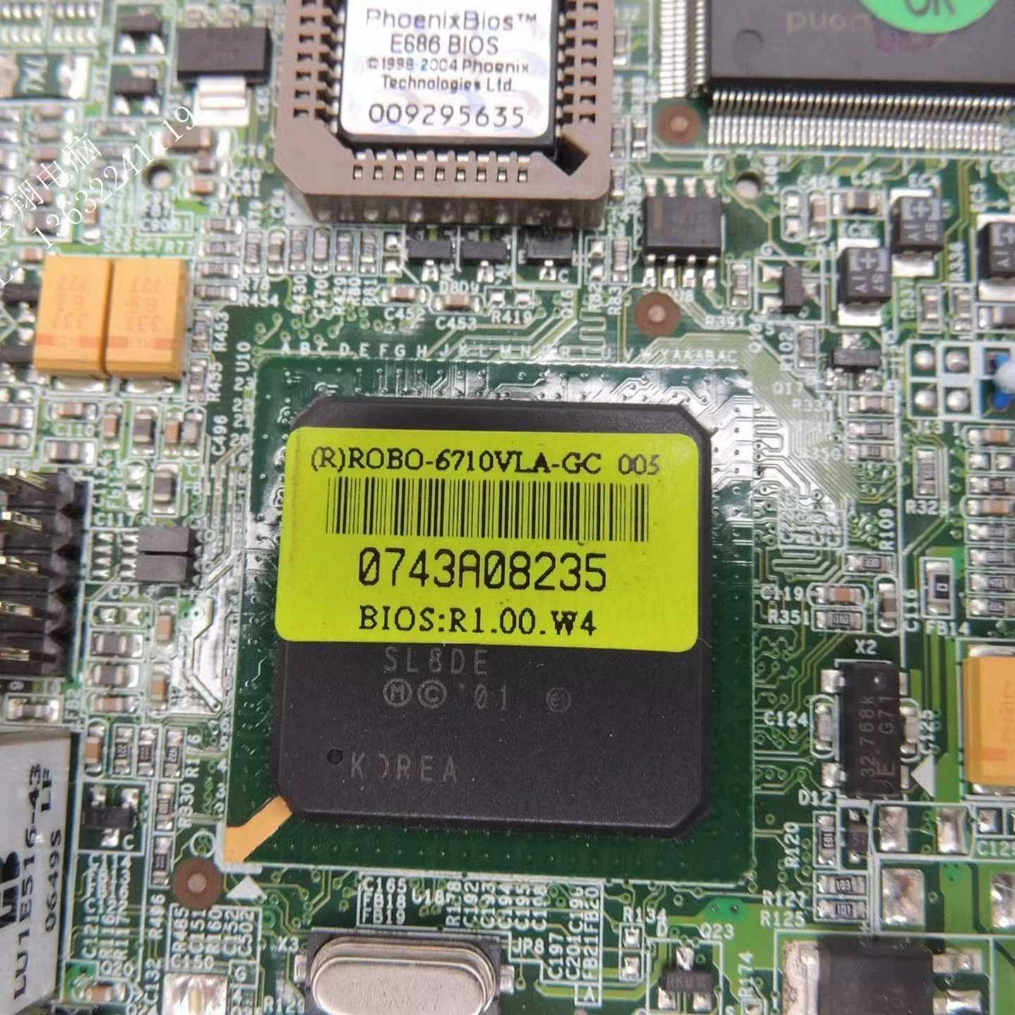 台湾瑞传ROBO-6710VLA-GC工控机主板半长工询价