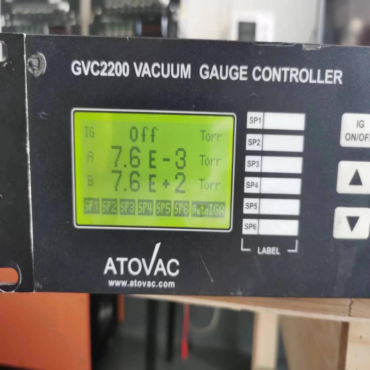 ATOVAC真空计控制器GVC2200，成色如图，通电能开机~询价图片
