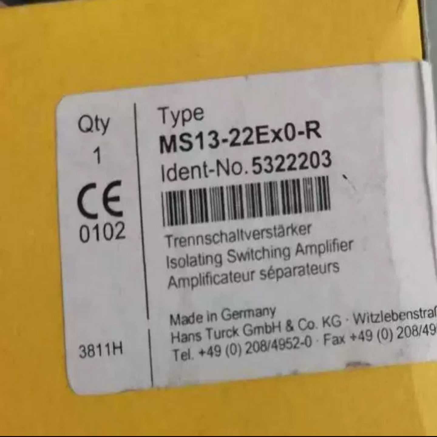 MS13-22Ex0-R（德国）图尔克安全继电器安全栅询价
