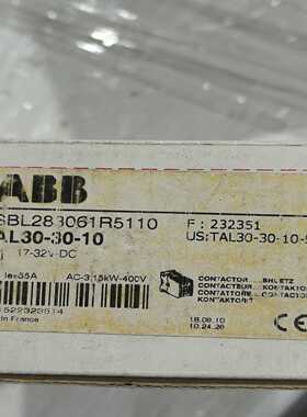 【星慕电子】ABB接触器TAL30-30-10 17-32VDC