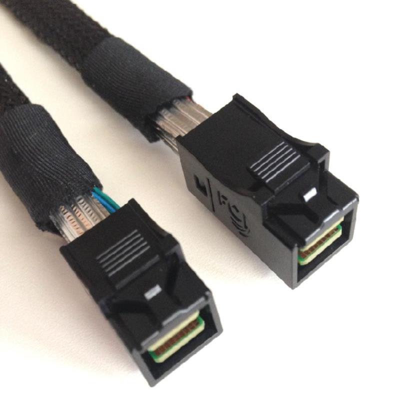 隆兴拆机12G服务器背板SAS线 Mini-SAS HD SFF-8643转8643数据线*