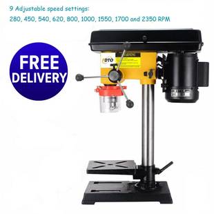 电钻高速钻孔机 多功能台钻小型铣床家用微型16mm工业级高精度台式