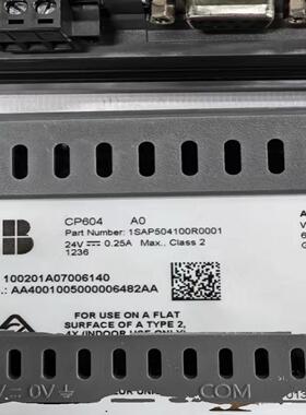 ABB触摸屏CP604 A01SAP504100R0~询价