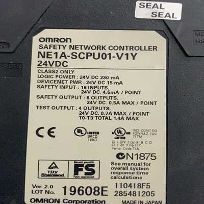 OMRON欧姆龙安全网络控制器NE1A-SCPU01-V1Y~议价