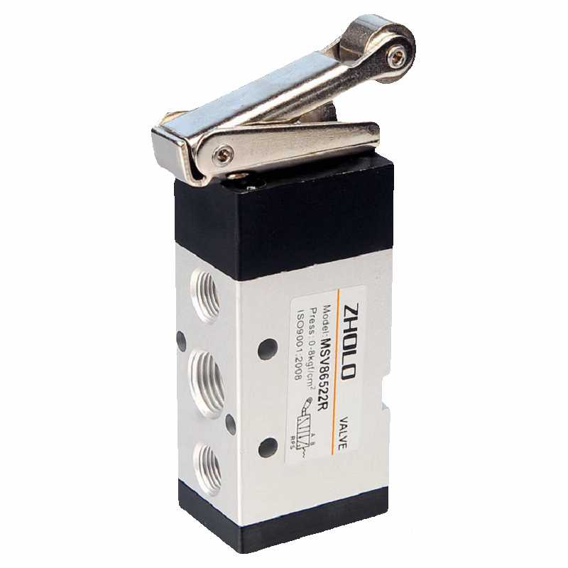 ZHOLO卓良气动二位五通机械手动换向阀MSV-86522R EB LB PB TB