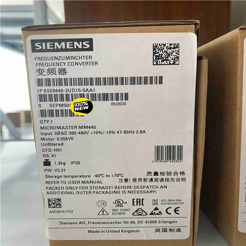 议~6SE6440-2UD15-5AA1MM440变频器0