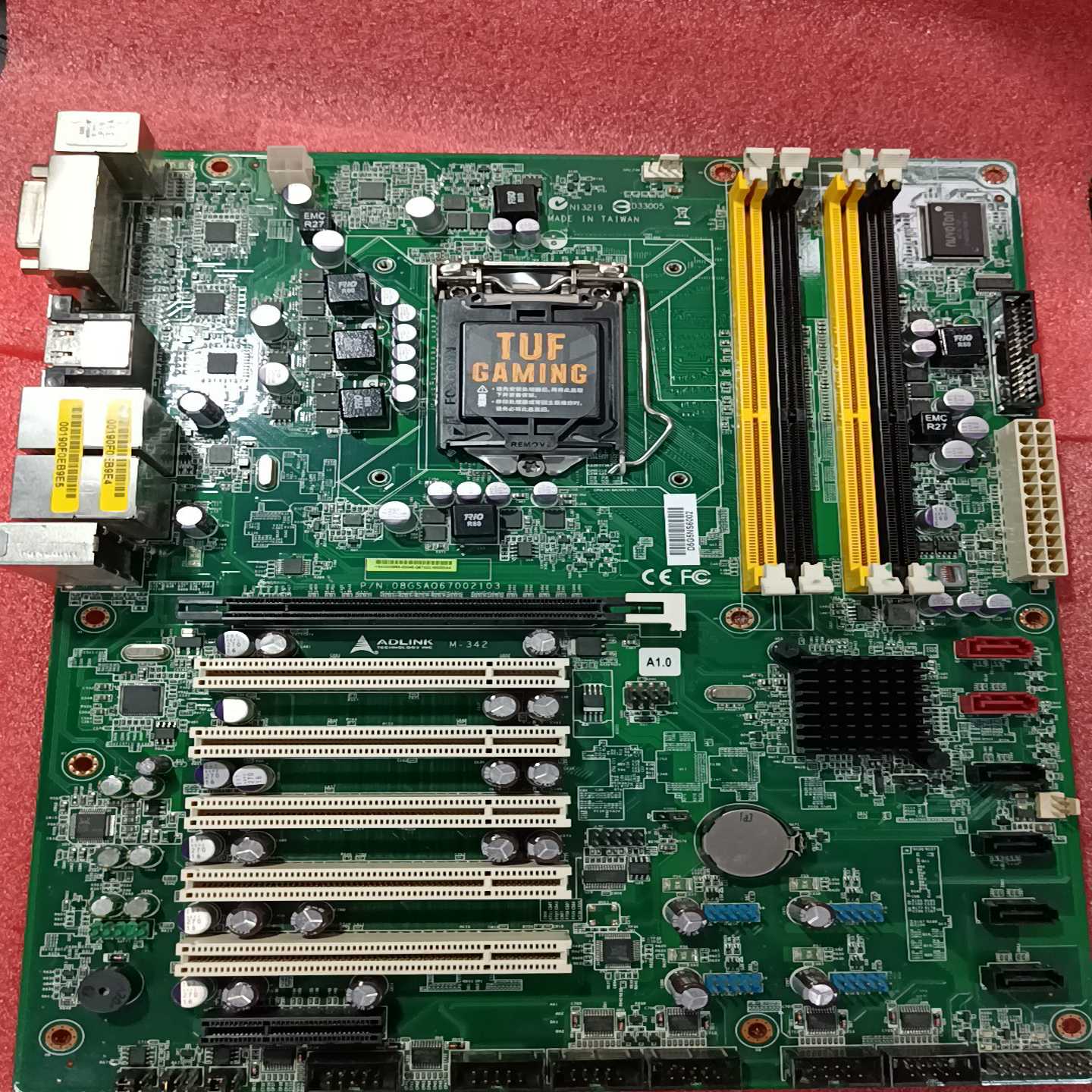 （霸霸电子）凌华ADLINK工控板M-342 H61主板 多串口5个PC