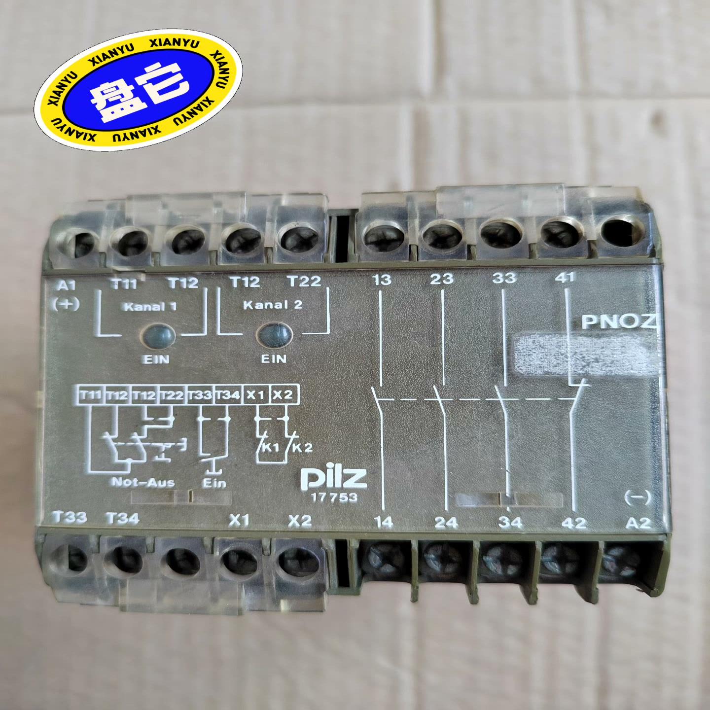 皮尔兹安全继电器 PNOZ1 3S 10 24VDC 474（佳毅工控）