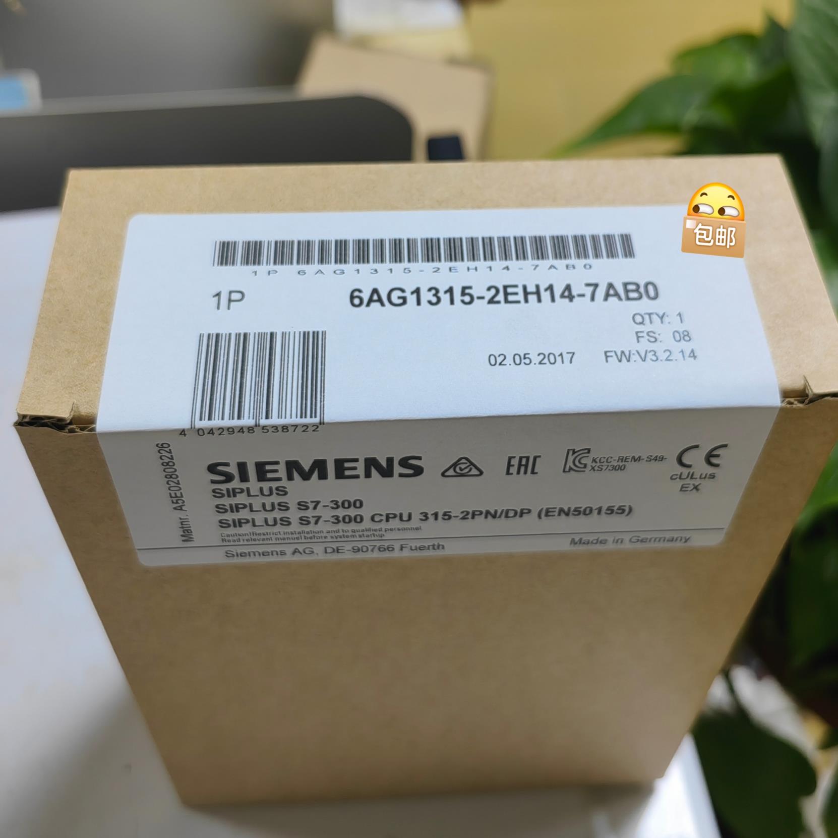 6AG1315-2EH14-7AB0   6AG1 315-（瓠子电子）