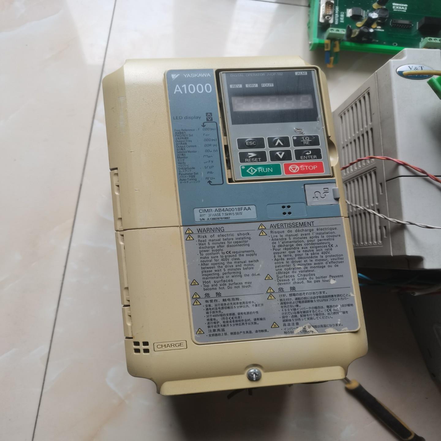 安川变频器A1000系列55kw75kw拆机质量好的功【南风商行】