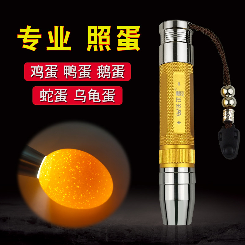 照蛋器led手电筒式强光冷光全自动照蛋灯检查小鸡蛋乌龟孵化专用