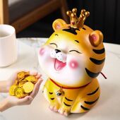 创意招财新款 网红可爱老虎存钱罐创意卡通摆件储蓄罐男孩女孩礼物