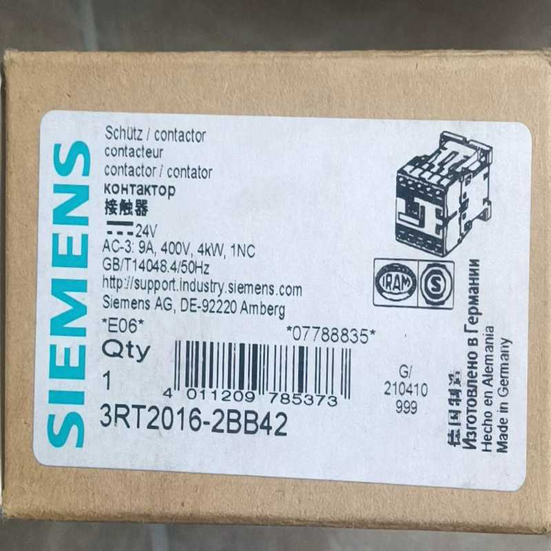 议~接触器 3RT2016-2BB42 DC24V