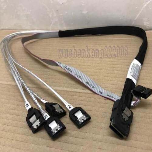 芬芳硬盘线Mini SAS线8087转4sata阵列卡1分4连接线NAS正转反转*