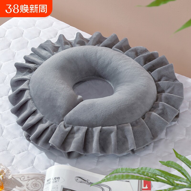 美容床趴枕按摩美容院u形枕头圆形垫脸俯枕趴趴枕胸枕颈部u型