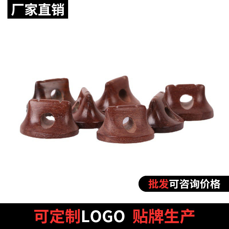 演奏级手工红枫二胡码阴沉木专业红枫二胡琴码子音质透亮细腻