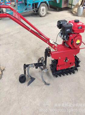17耘16183柴油大马沟力链条式履带微耕式机自走手扶开培土锄机