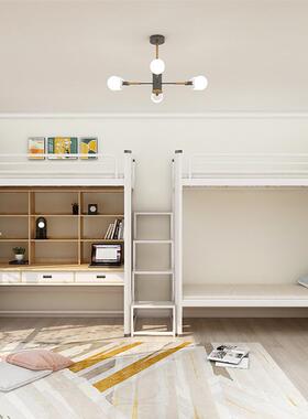 三人上GYC-0020下铺两连体三人位下床公寓床组合学生员宿上舍工上