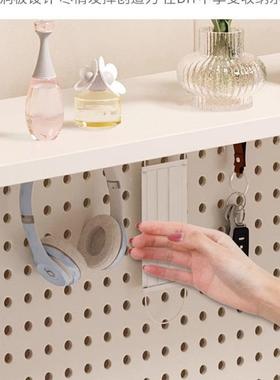 洞板书桌洞白卧书室电脑39121桌架一体学习桌家用女生卧室奶油风