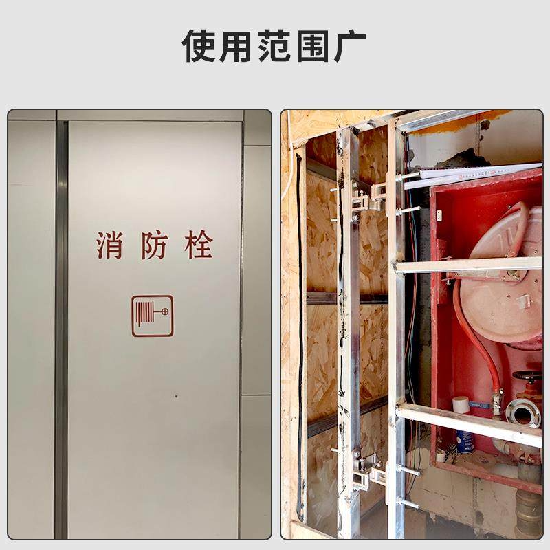 乐干门挂石无品牌/材铰链隐朗形重型暗藏合页二维调管井门可石材