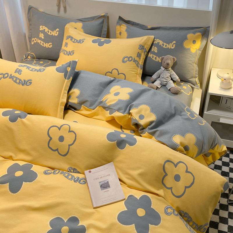 被简MEP约套加厚磨毛四件套秋上冬100床单保暖床用品三4件套百搭