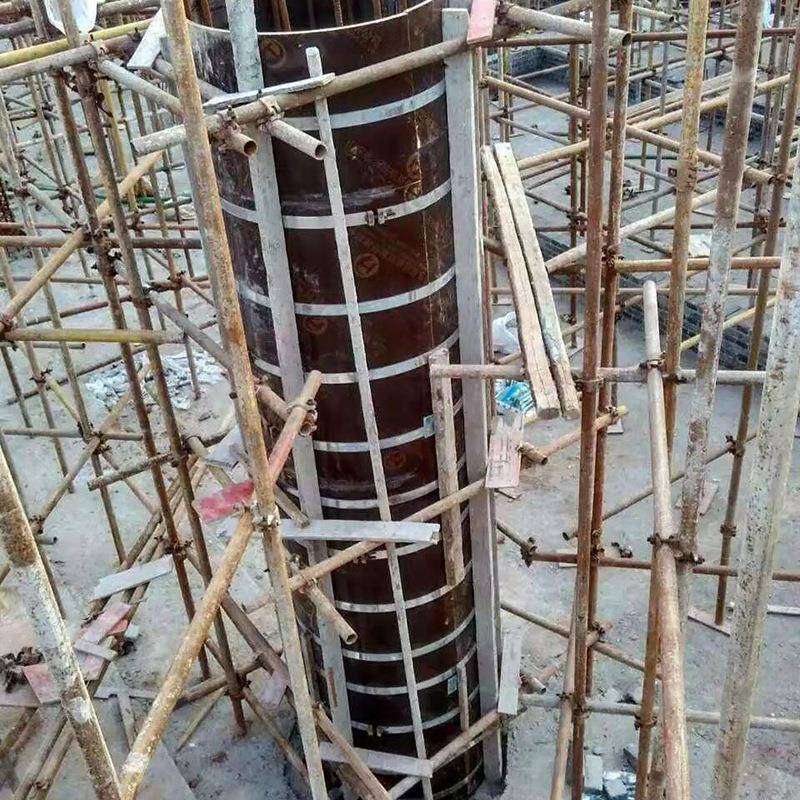 工模具混土注塑EHV程木制异形木板建筑圆模板竹凝胶板圆柱模板