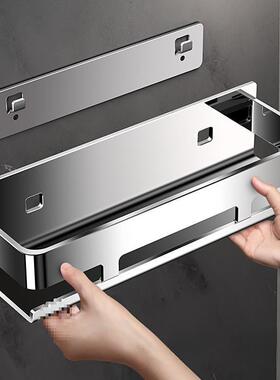 厂孔家打壁86-GS32-挂式不锈钢厂可收纳物架洗漱台卫生间浴室置置