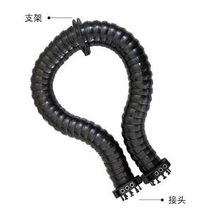 57械手7拖链塑料万向拖链机人维器运动旋转圆管拖多链三 457机47