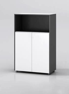 下办公件收纳木质办SAX公室边柜桌矮柜档案资料文柜储物柜带锁