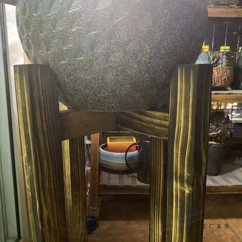 实子木架子底座水木架花盆架石鱼缸架酒坛架手推小磨架XTC托缸盘