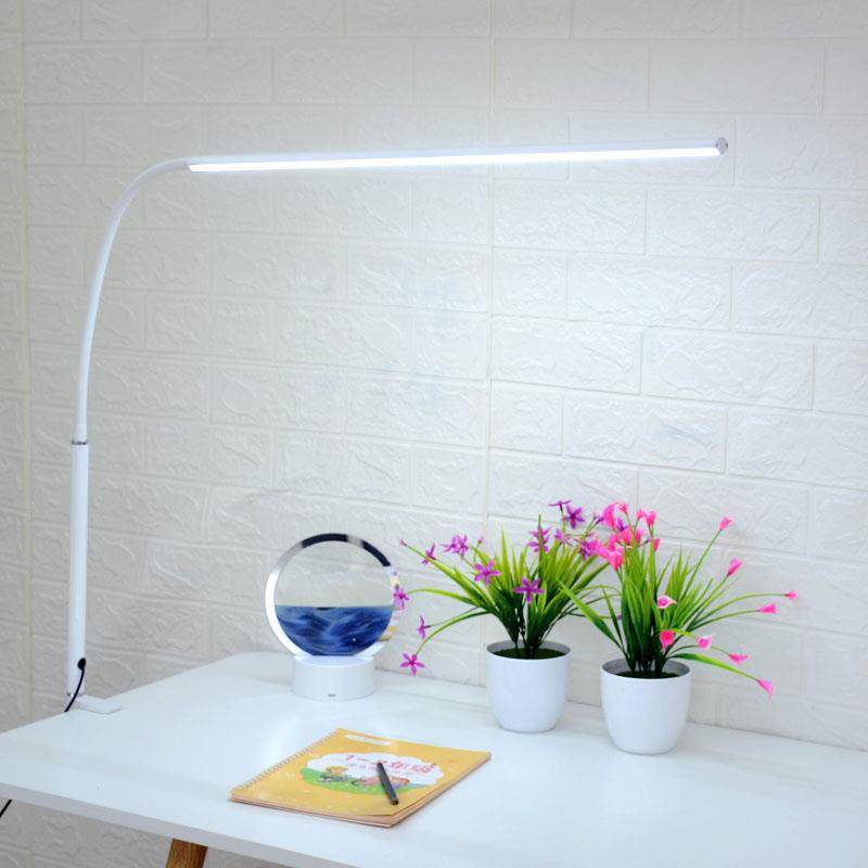 高亮度作台灯长大条夹子灯LED学习用护眼式灯瓦夹智27数能夹灯