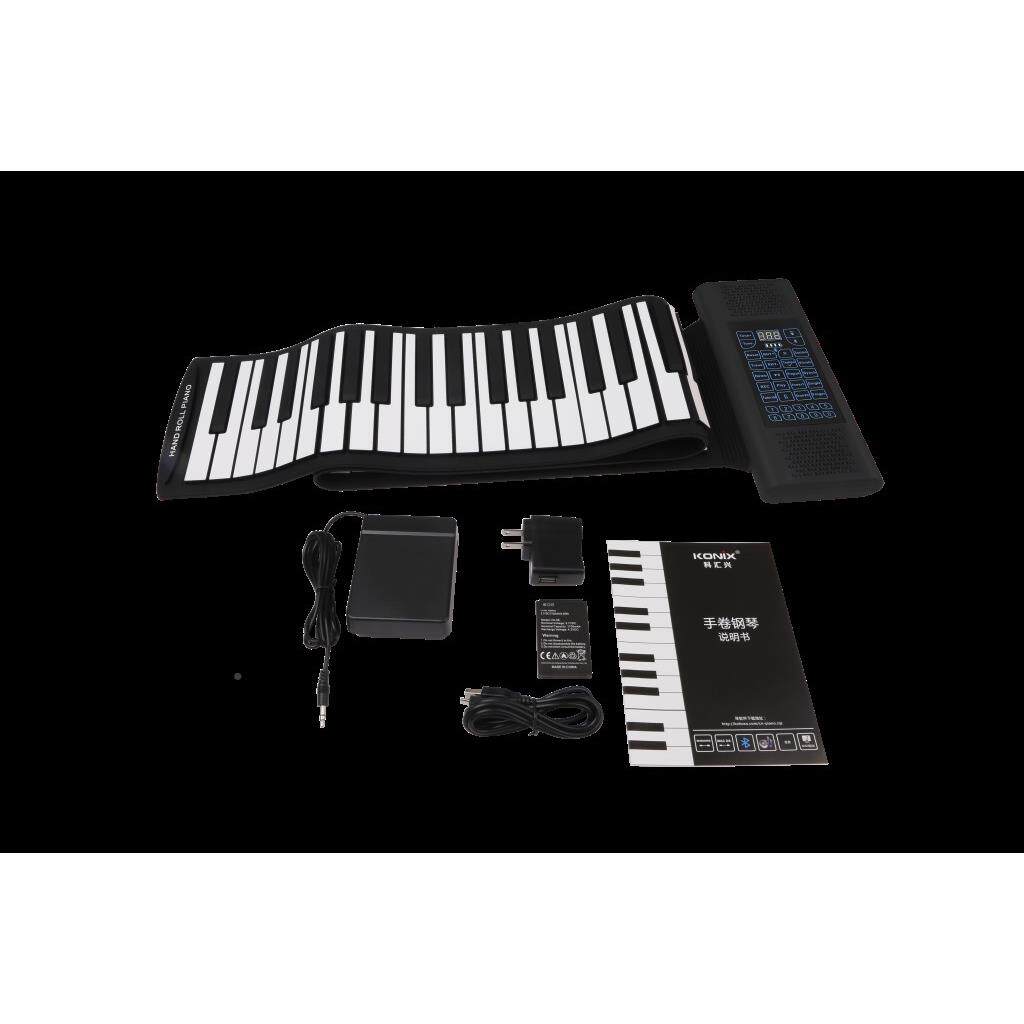 手8卷子电钢8琴键加厚版键盘初学无品牌/手卷电子琴手卷钢琴货