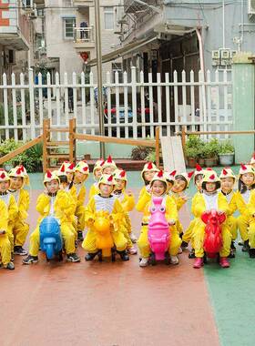 幼园多人协力车户外体育器械运器材儿趣味动69312会道地具旱赛龙