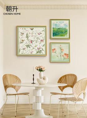 式奶油风客餐厅装饰画厅背景壁画室梵高莫法奈卧床头挂OYP画艺术