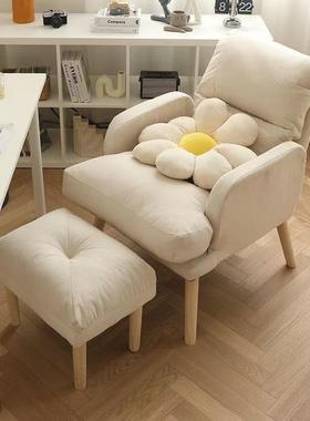 人沙发可躺可21380网睡卧室女电红座椅小沙发单人宿舍懒脑椅阳台