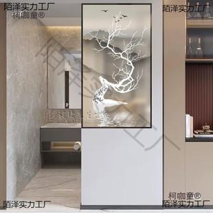 厨房隔断墙易自艺小户型屏风半墙隔断入PUL户遮挡玄关简装 卧麦太