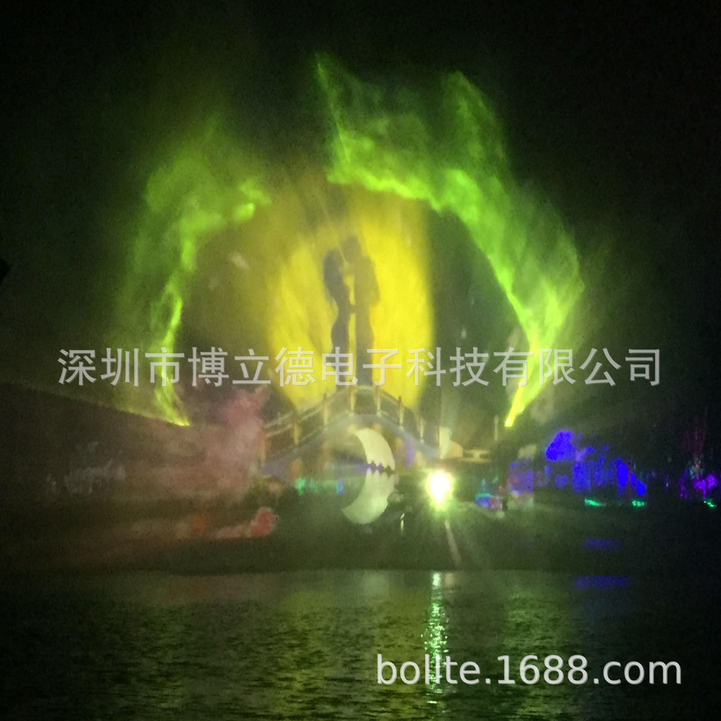 喷泉水幕投影制作安装义马市灵宝市全息图文激光水幕电影