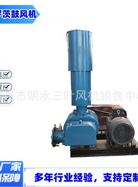 厂家供应SWR80三叶罗茨风机水产养殖鱼塘增氧泵 污水处理罗茨风机