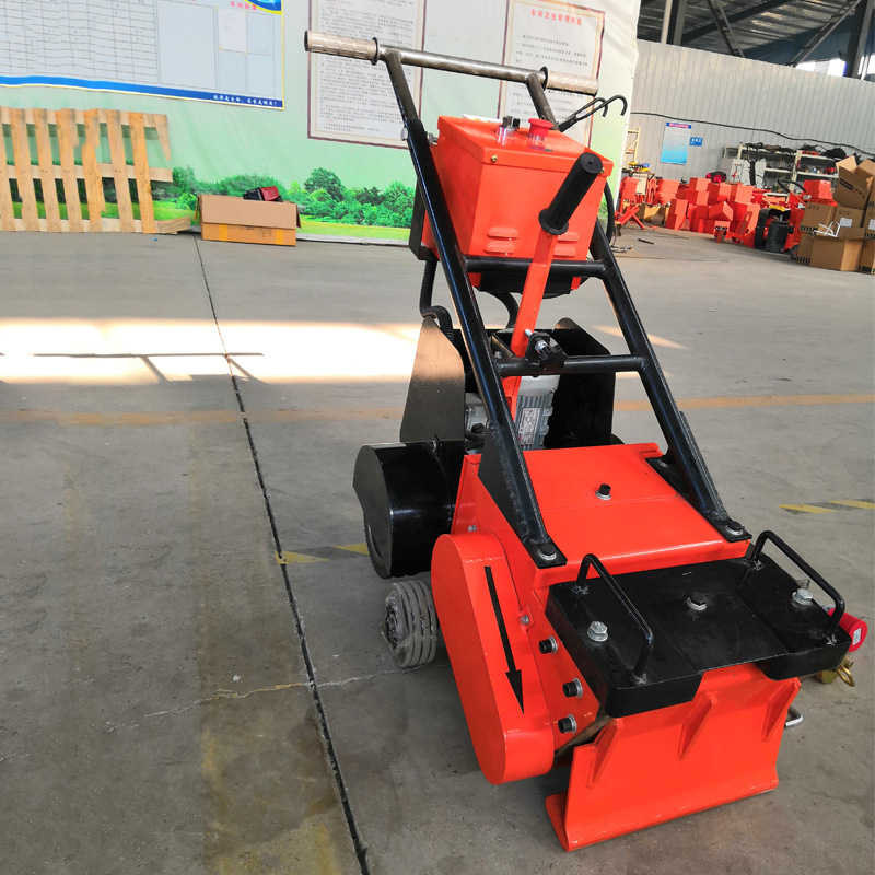 手扶式篮球场塑胶跑道铲削机 手推式多功能地面PU涂层铲除机