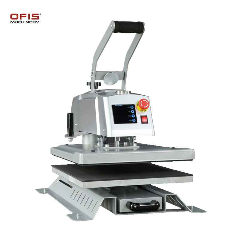 T恤压烫机CH2110磁性摇头半自动烫画机 40*50cm可抽拉热转印设备