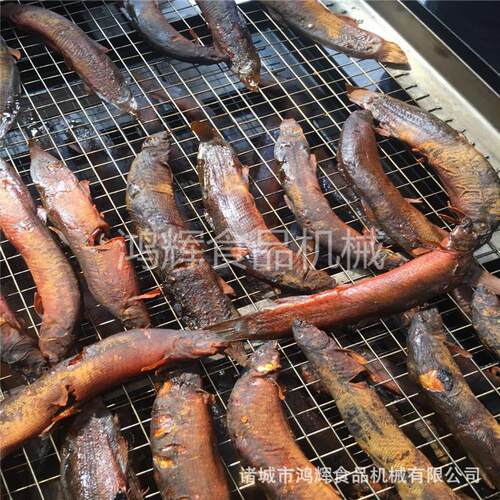 湖南多功能熏鱼炉 小鲢鱼烟熏炉 烤泥鳅机器全自动操作效率高