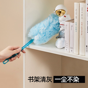 静电除尘掸家用清洁擦灰扫灰神器一次性纤维刷头防尘吸附除尘刷子
