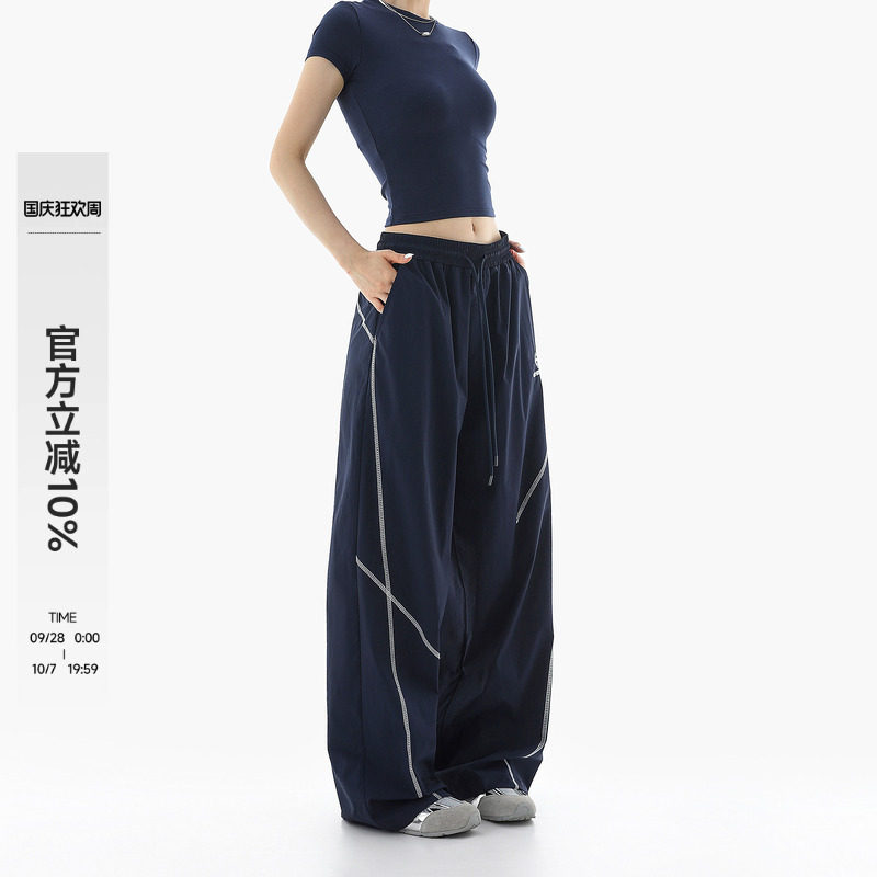 美式哈苏线户外运动裤女图片